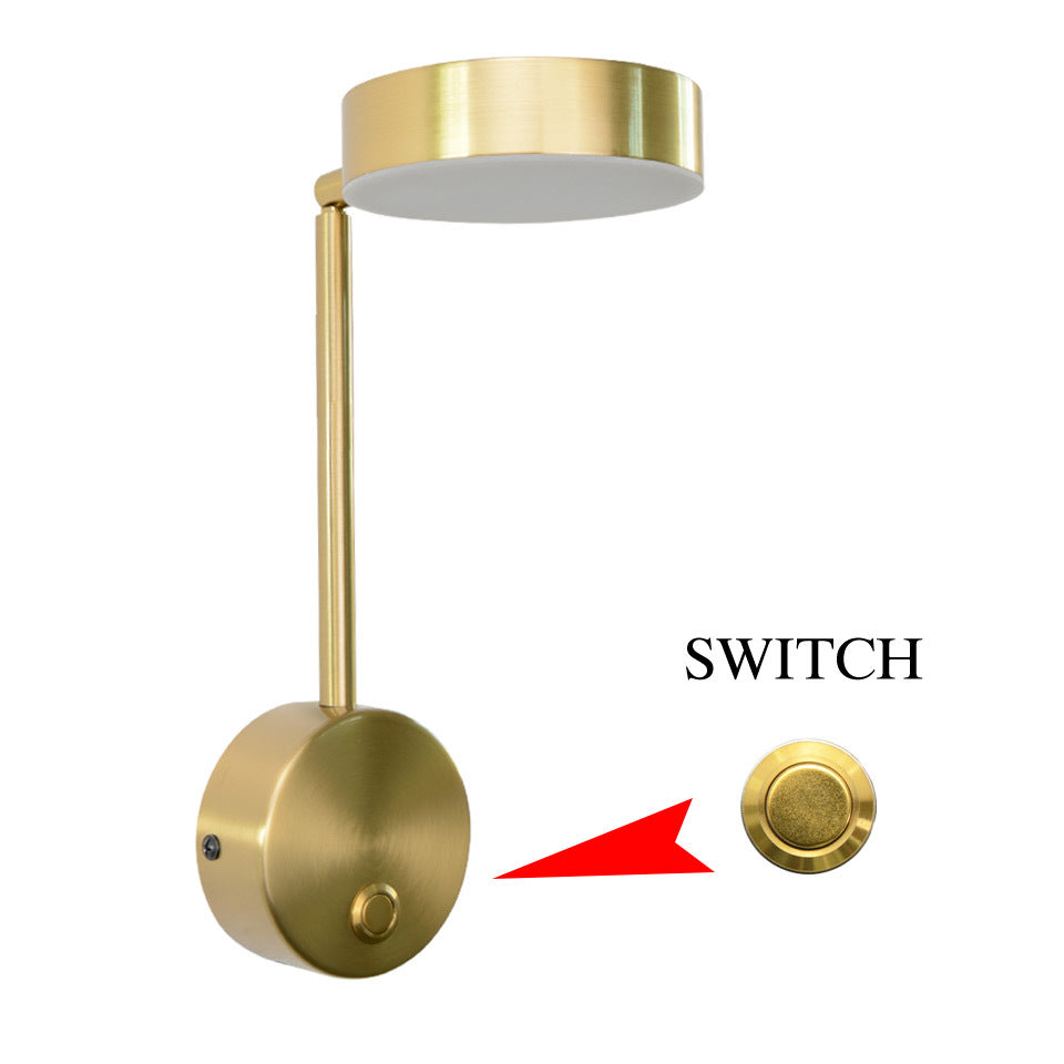 Bedside Lamp Wall Lamp Rotary Key Switch Lamp